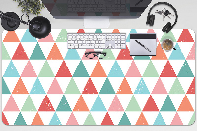 Full desk pad colored triangles