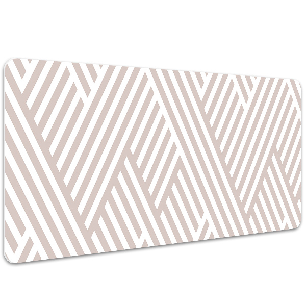 Desk mat Broken lines pattern