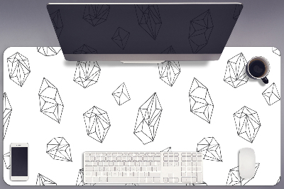 Desk mat solids space