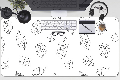 Desk mat solids space