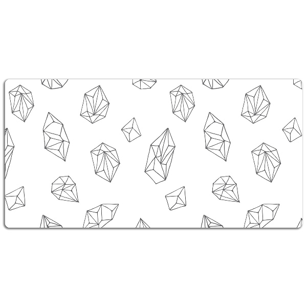 Desk mat solids space