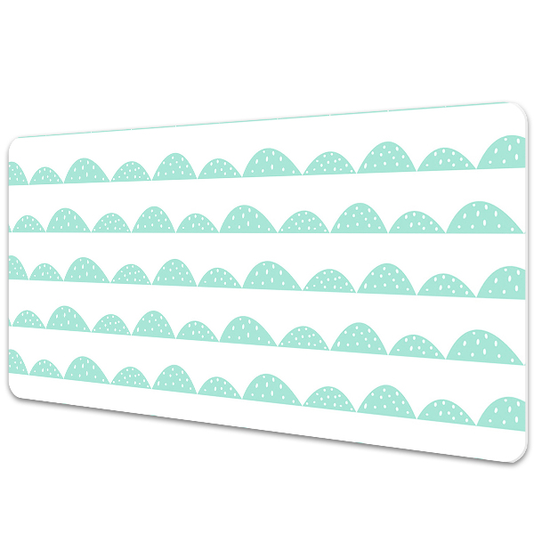 Desk pad green hills