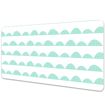 Desk pad green hills