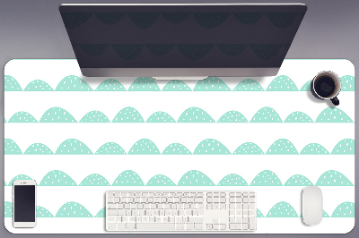 Desk pad green hills