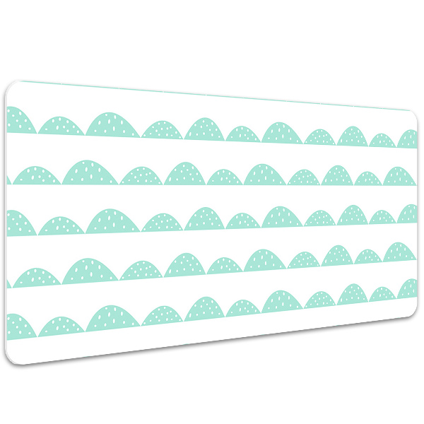 Desk pad green hills