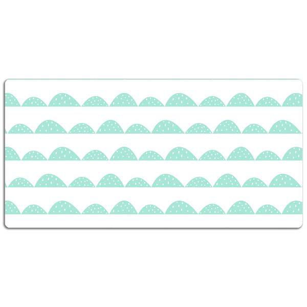 Desk pad green hills