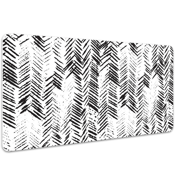 Full desk protector Dashes herringbone