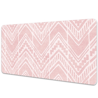 Large desk pad PVC protector Aztec pattern