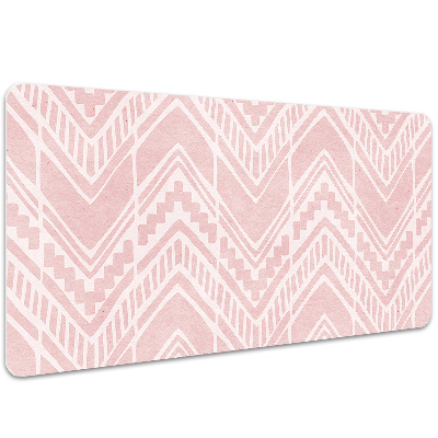 Large desk pad PVC protector Aztec pattern