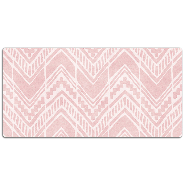 Large desk pad PVC protector Aztec pattern