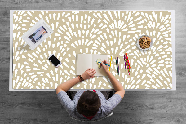 Desk pad Tears Beige Boho