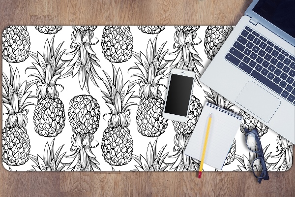 Large desk mat for children pineapples
