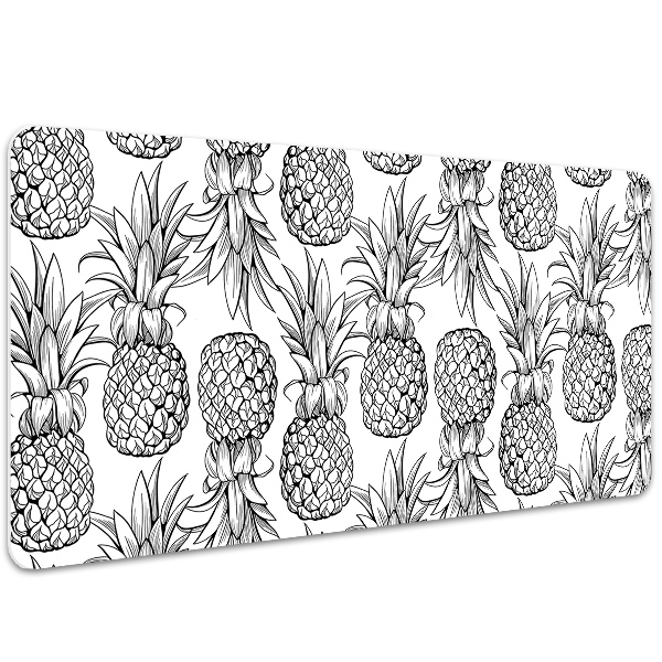 Large desk mat for children pineapples