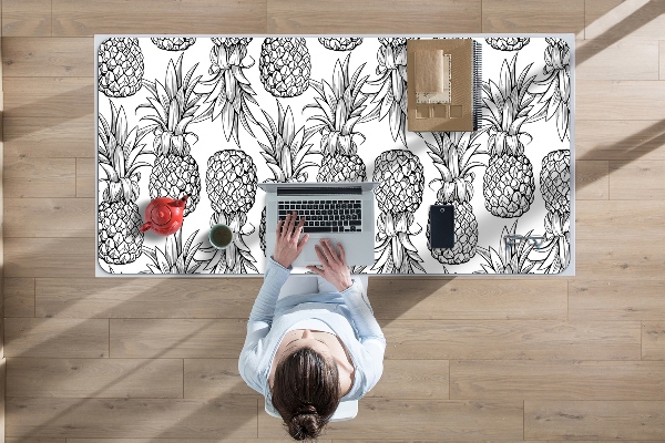 Large desk mat for children pineapples