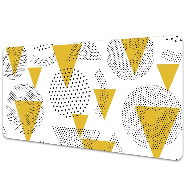 Desk pad Circles and triangles