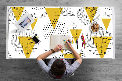 Desk pad Circles and triangles