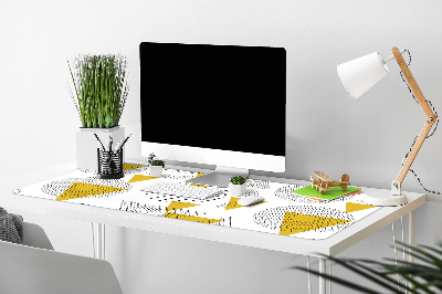 Desk pad Circles and triangles