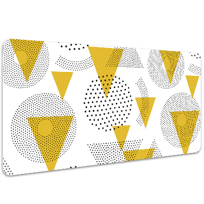 Desk pad Circles and triangles