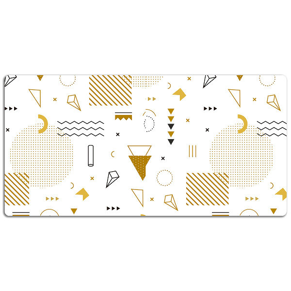 Large desk mat for children world figures