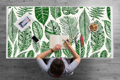 Full desk mat palm leaves