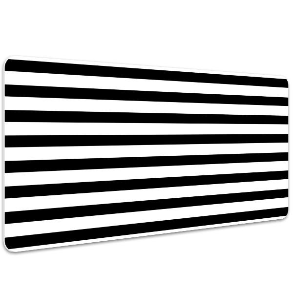 Large desk mat table protector horizontal lines