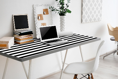 Large desk mat table protector horizontal lines