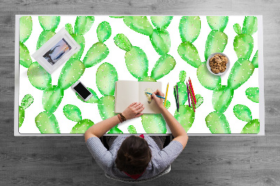 Full desk pad pastel cacti