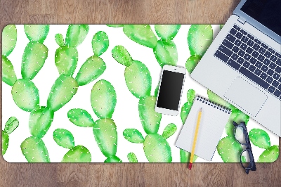 Full desk pad pastel cacti