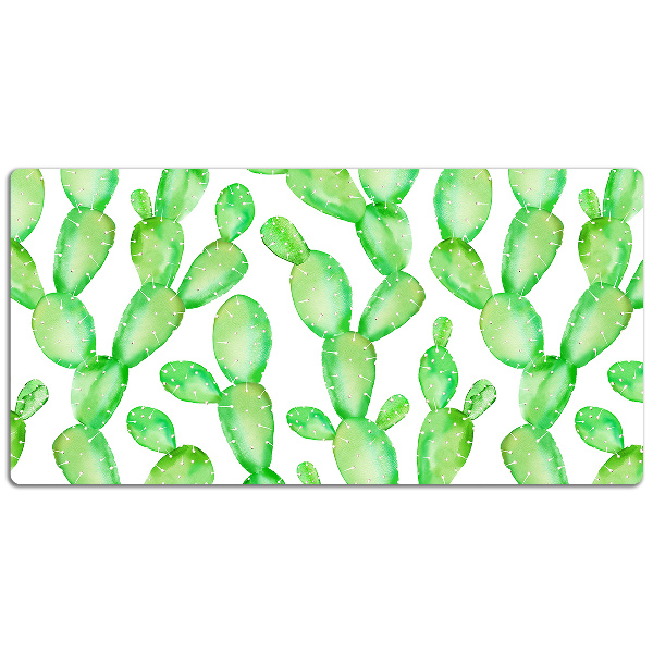 Full desk pad pastel cacti