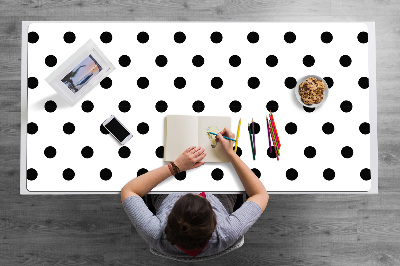 Large desk mat for children dots