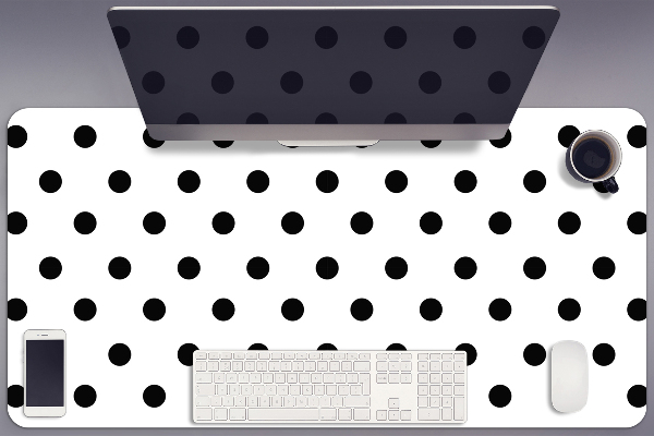 Large desk mat for children dots
