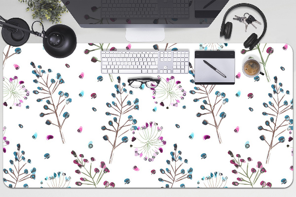 Full desk mat floral theme