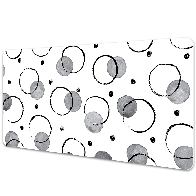 Full desk pad inkjet circles