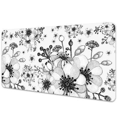 Full desk pad Black-and-white pattern