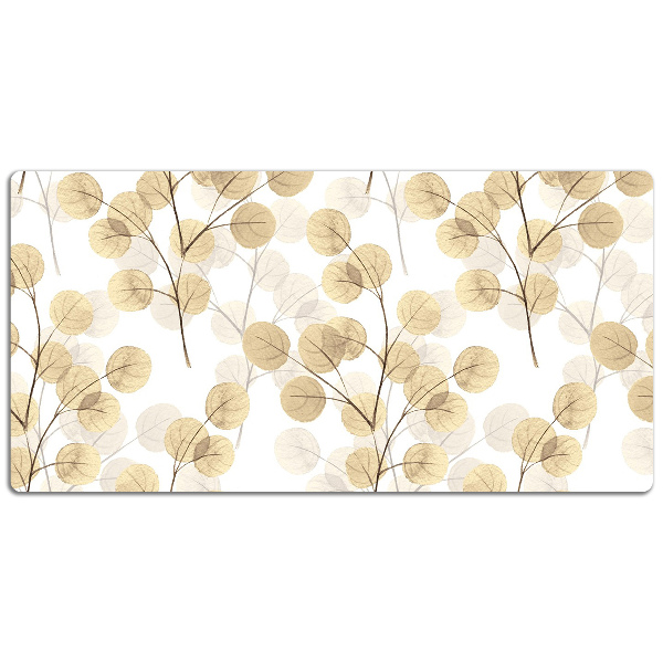 Full desk protector Twigs with leaves
