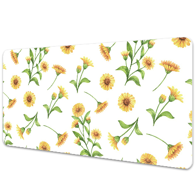 Large desk mat for children Sunflowers