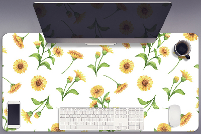 Large desk mat for children Sunflowers