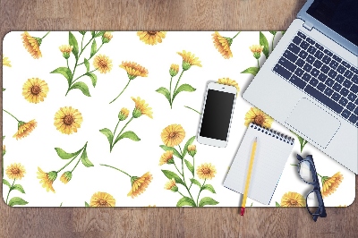 Large desk mat for children Sunflowers