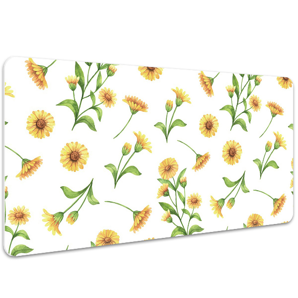 Large desk mat for children Sunflowers