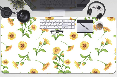 Large desk mat for children Sunflowers