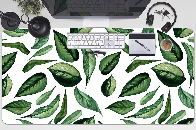 Full desk mat Green leaves