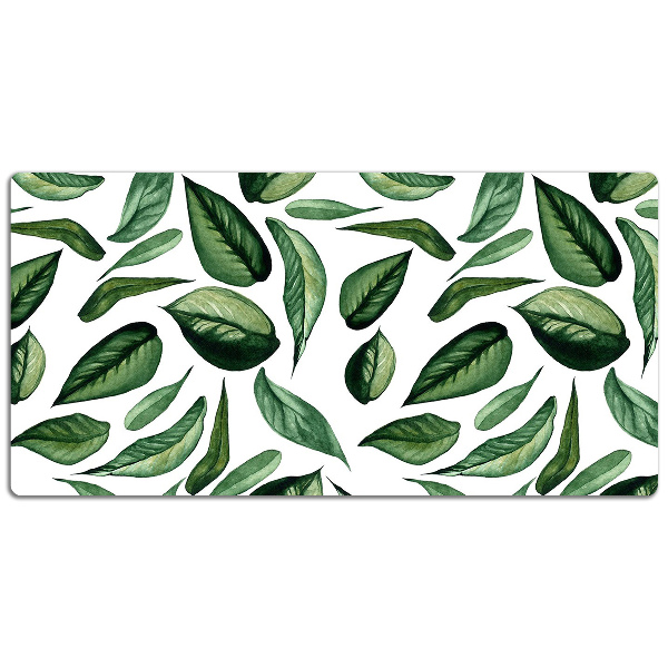 Full desk mat Green leaves
