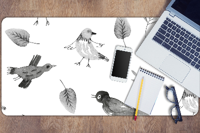 Full desk mat drawn birds