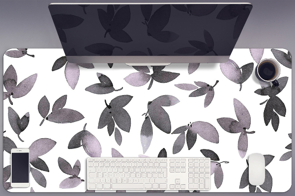 Large desk pad PVC protector Leaves of the trees