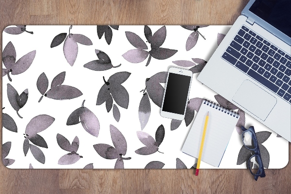 Large desk pad PVC protector Leaves of the trees