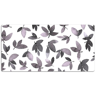 Large desk pad PVC protector Leaves of the trees