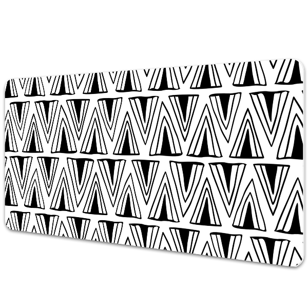 Desk mat Triangles pattern Boho