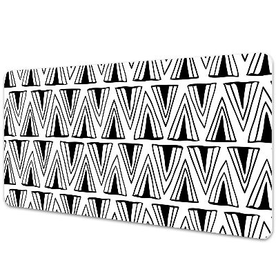 Desk mat Triangles pattern Boho