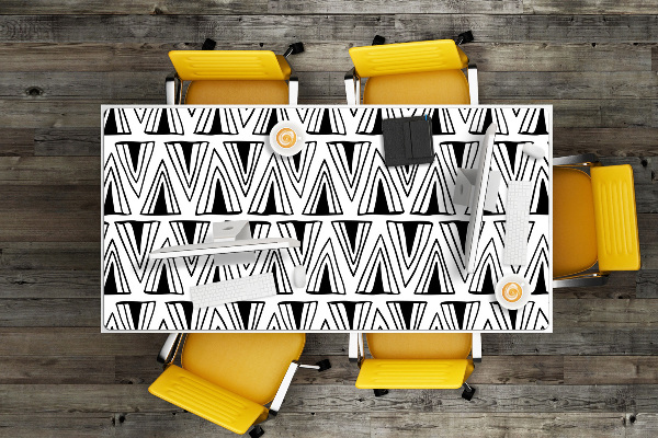 Desk mat Triangles pattern Boho