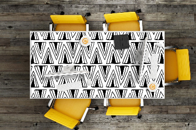 Desk mat Triangles pattern Boho